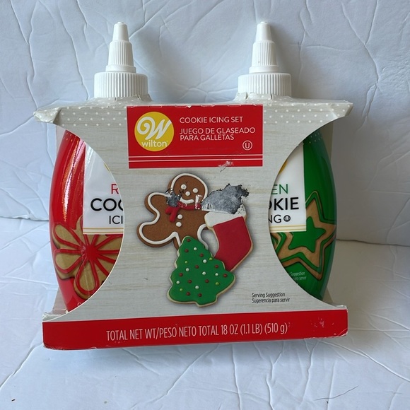 Cookie Decorating 12 Piece Holiday Baking Supplies Cookie Cutters Wilton Icing - Picture 2 of 7
